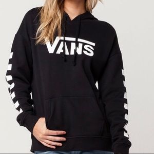Vans checkered sleeve hoodie